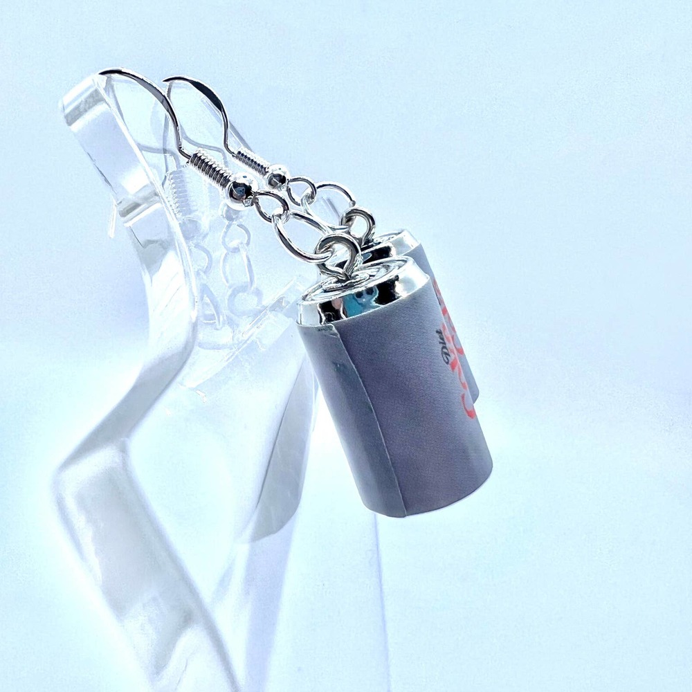 Diet Coke Earrings - Drink Earrings - Soda Earrings - Coca Cola Earrings - Picture 5 of 10